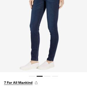 7 For All Mankind Women's Blue Jeans Aubrey